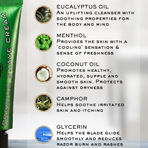 🆕C.O. Bigelow Premium Shave Cream 5.2 Oz. - Picture 7 of 16